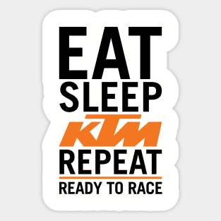 Eat Sleep KTM Sticker